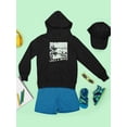 thumbnail image 3 of Life's A Beach - Vintage Palm Tree Emoji Youth's Hoodie, 3 of 4