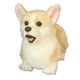 thumbnail image 5 of Cute Corgi Dog Toy, Cojín, Almohada realista, Peluche Realista Animal de peluche, para adorno de dibujos animados, Colección Sofá Silla de, 5 of 9