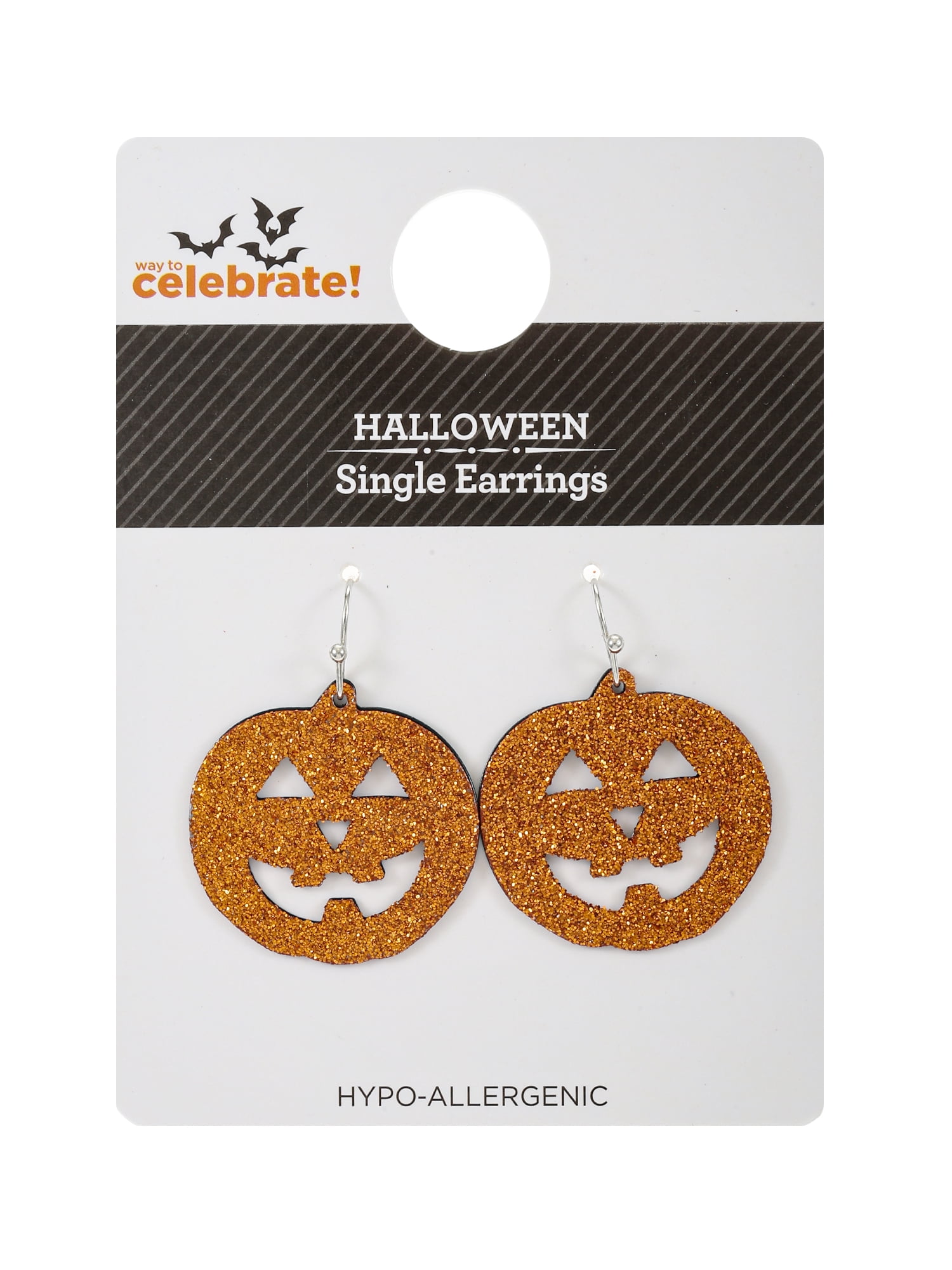 Way to Celebrate Halloween Essential 5-Piece Jack-O-Lantern Jewelry and Accessory Bundle