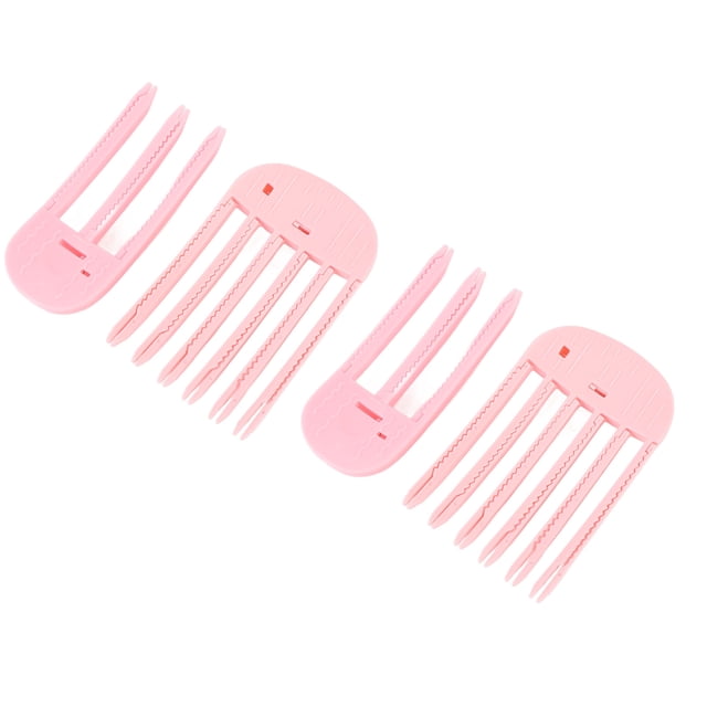Peignes de Coiffage Coupe-Vent, Pinces Volumisatrices pour Cheveux à Frange Courbée 4 Pcs Rehausse-Racines pour Tous Types de Cheveux