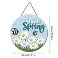 thumbnail image 3 of Hbdhejl Spring Summer Colorful Wooden Wall Decoration Wall Hanging Spring Summer Festive Atmosphere Home Decoration Door Wooden Hanging Spring Summer Colorful Decorations, 3 of 5