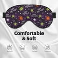 thumbnail image 3 of Fuzoiu Halloween Print Sleep Masks,Eye Masks with Adjustable Strap for Sleeping,Night Eye Shade for Women Men,Eye Cover for Full Night's Sleep, Travel and Nap, 3 of 7