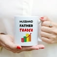 thumbnail image 3 of Custom Mugs Husband Father Stock Market Trading Lovers Funny Mens Trader Gifts Santa Christmas Presents Ceramic Coffee 11oz 15oz Mug, 3 of 7