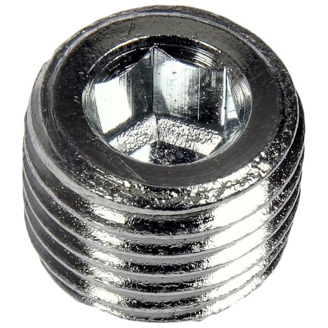 Dorman Oil Drain Plug 090-026 Auto Grade; OE Replacement; 1/4-18 x 1/2 Inch Thread; Box; Steel; Set Of 5