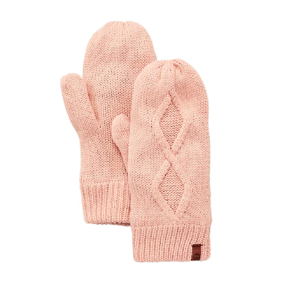 womens cable knit mittens