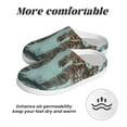 thumbnail image 6 of Easygdp Astronauts On Lunar Mission Slippers for Women Mens Winter Warm Home Slippers Plush Slip on House Slippers for Indoor Outdoor Shoes-13, 6 of 7