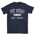 thumbnail image 1 of Port Murray New Jersey Classic Established Men's Cotton T-Shirt, 1 of 1