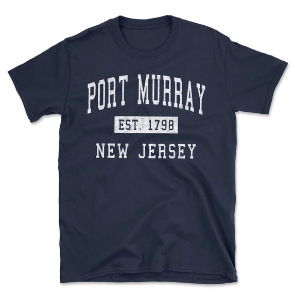 Port Murray New Jersey Classic Established Men's Cotton T-Shirt