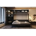 thumbnail image 6 of Durable Murphy Bed with Sofa & Storage|Gray, 6 of 11