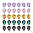 thumbnail image 1 of EeaseCA 50pcs 13x18mm Crystal Claw Glass Rhinestones DIY Sewing Rhinestones Water Drop Sew On Claw Rhinestones Teardrop for Garment (Mixed Color), 1 of 7