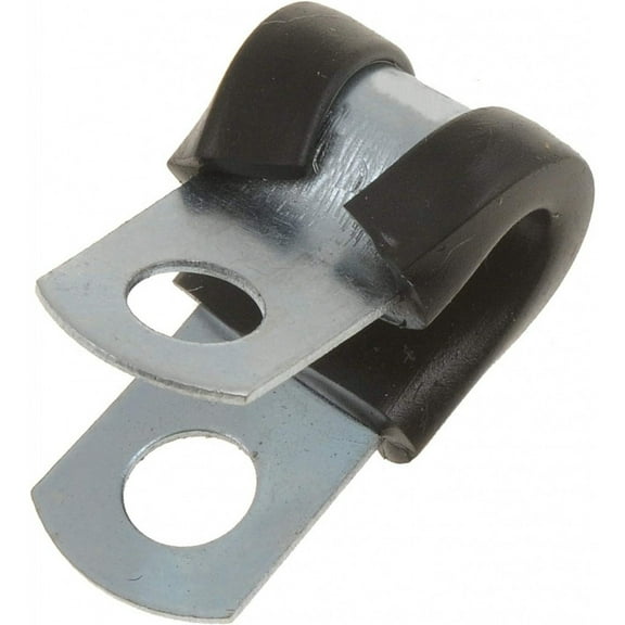 KarParts360 Insulated Cable Clamps | Natural/Zinc-Plated | Metal | Screw Attachment