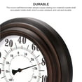 thumbnail image 2 of Thermometer Hygrometer Decorative Hanging Antique Large Indoor Outdoor Temperature Tools Monitor Wall Instrument Tools for Room, 2 of 9