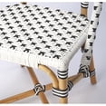 thumbnail image 3 of Butler 5398295 Tenor Rattan Dining Chair, White & Black - 21 x 22 x 35.50 in., 3 of 11