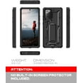 thumbnail image 2 of ArmadilloTek Vanguard Case Designed for Samsung Galaxy Note 20 5G (2020 Release) Military Grade Full-Body Rugged with Built-in Kickstand [Screenless Version] - Black, 2 of 4