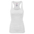 thumbnail image 6 of KOGMO Womens Basic Cotton Ribbed Knit Racerback Tank Top 3-Pack (S-XL), 6 of 8