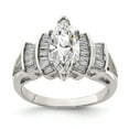 thumbnail image 1 of 925 Sterling Silver Cubic Zirconia Ring, 1 of 2