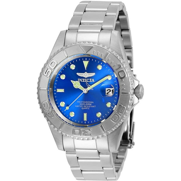 Invicta Men's Pro Diver Quartz 200m Blue Dial Stainless Steel Watch 29938