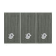thumbnail image 2 of Set de toallas de algodón bordadas para Halloween | 3 Pack de toallas de baño blandas absorbentes | Negro Amarillo Gris Blanco | 2,62 PIES | 80x35cm | Toallas de spa decorativas para el hogar Comfort, 2 of 6
