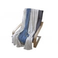 thumbnail image 4 of Letter U Soft Flannel Fleece Throw Blanket, Denim Letter Alphabet Design with Realistic Looking Texture Stitches Image, Cozy Plush for Indoor and Outdoor Use, 50" x 60", Blue Yellow, by Ambesonne, 4 of 6