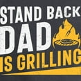 thumbnail image 3 of CafePress - Stand Back Dad Is Grilling Long Sleeve T Shirt - Long Sleeve Dark T-Shirt, 3 of 3