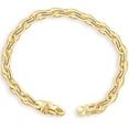 thumbnail image 3 of Pompeii Men's Solid 14k Gold (56grams) or Platinum (100gram) 7mm Bracelet 8.5" (,), 3 of 4