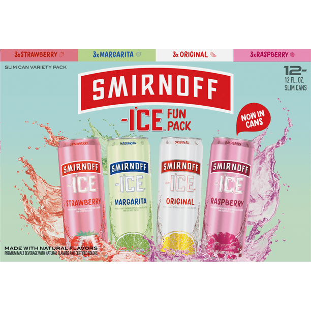 Smirnoff Ice Variety Fun Pack 12pk 12oz Cans Walmart Com Walmart Com