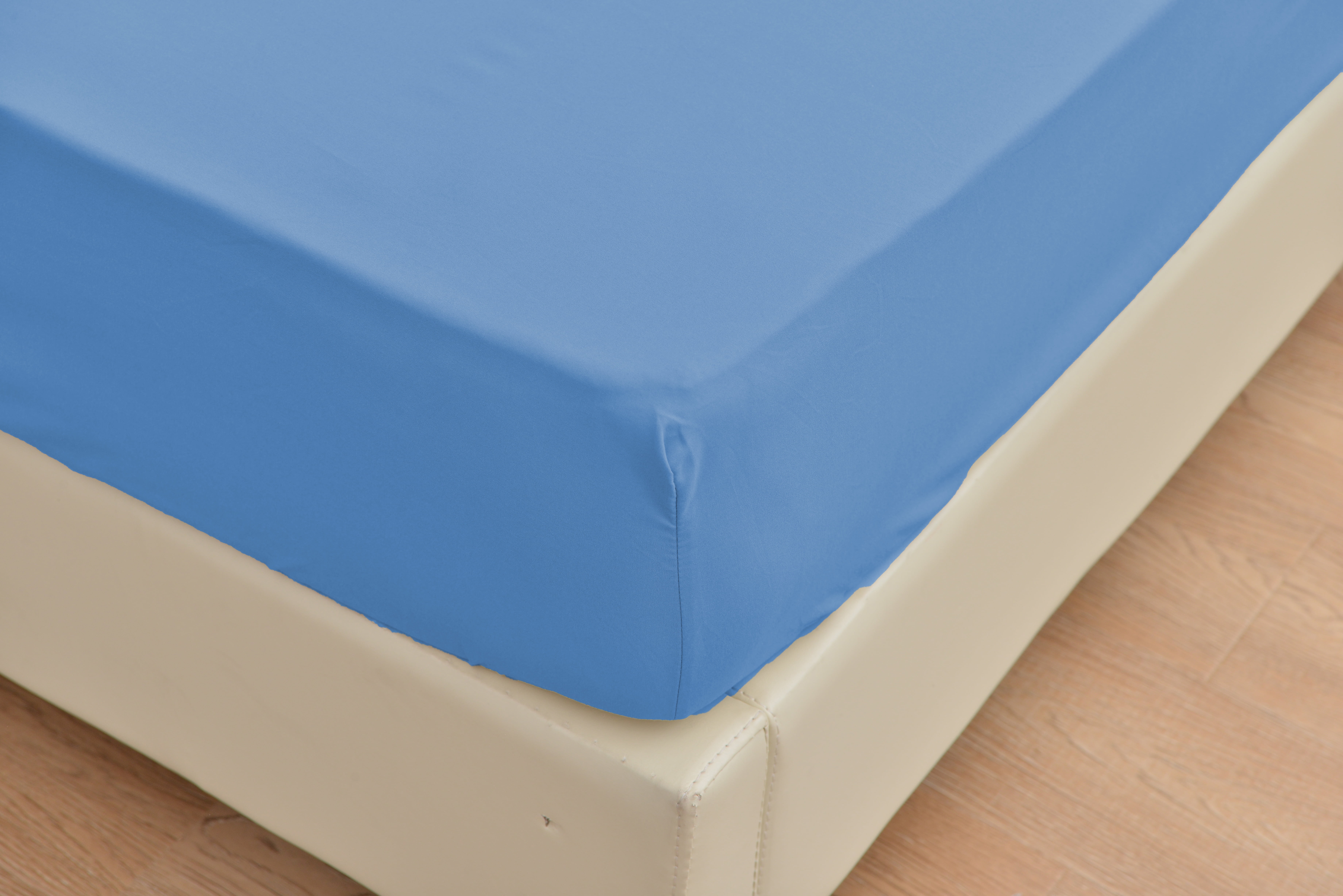 Deluxe2000 Series Soft Bamboo Derived Rayon Sheet Sets-Full Blue Sheets, Wrinkle Free - Deep Pockets - 4 Piece - 1 Fitted Sheet, 1 Flat, 2 Pillowcases Full, Blue