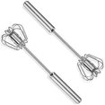 thumbnail image 1 of Batidor manual, batidor semiautomático, pequeño batidor manual no eléctrico silencioso para la cocina comedor hecho de acero inoxidable, 1 of 4