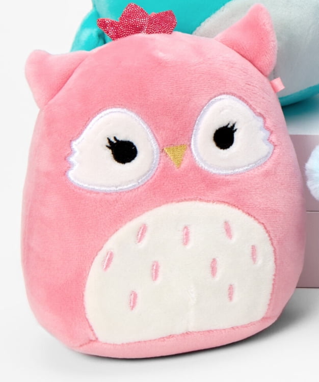 Squishmallow Bri the Pink Princess Owl RARE 5" Plush Toy - Walmart.com