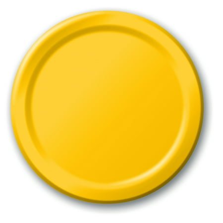 PLATE YELLOW 24CT