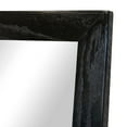 thumbnail image 4 of Rayne Ozark Hardwood 2" Red Oak Wall Mirror 25" x 30" Floor Mirror Black, 4 of 4