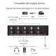 thumbnail image 4 of Audio Splitter 1 in 4 Out RCA L/R Aux Stereo Audio Splitter 1X4 Audio Distributor for PC DVD Speaker Splitte, 4 of 5