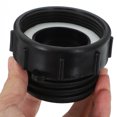 thumbnail image 4 of IBC Tote Hose Adapter for Garden Hose 2Pcs Plastic Black 2 inch Diameter, 4 of 8