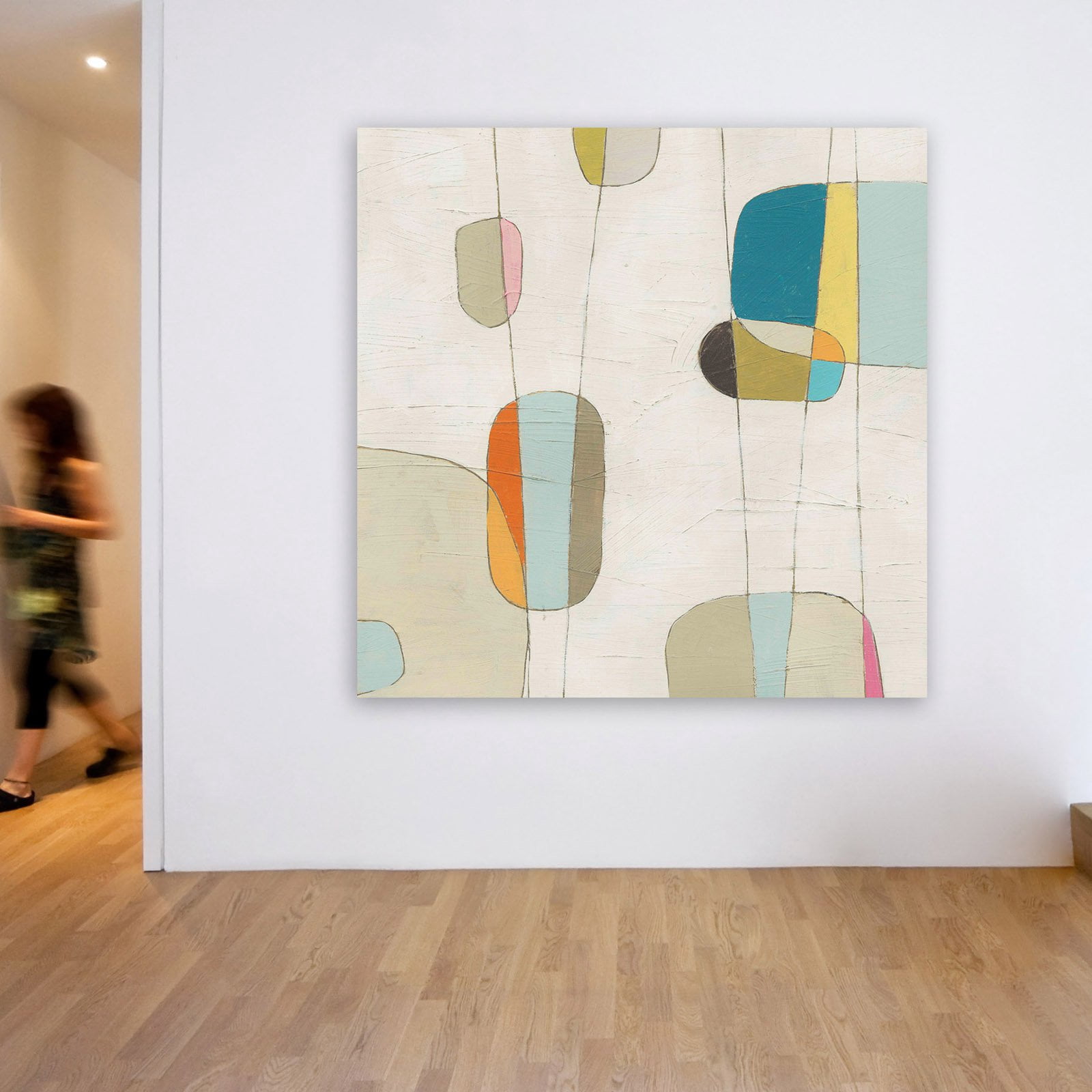 Marmont Hill "Molecular Motion II" Painting Print on Wrapped Canvas