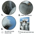 thumbnail image 3 of Designart "Portrait Of Ostrich Harmony I" Ostriches Floater Framed Canvas Prints, 3 of 5