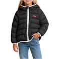 thumbnail image 2 of Agkizg Kids Girls Hooded Puffer Coat Long Sleeve Thick Winter Jacket with Pockets Solid Color Warm Casual Outerwear, 2 of 6