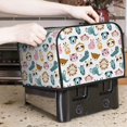 thumbnail image 7 of Daiia Cartoon Animals Pattern 4 slice Toaster Cover, Toaster Appliance Dust-proof Cover For Kitchen Small Appliance Dust Cover and Fingerprint Protection, 7 of 7