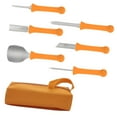 thumbnail image 3 of 6x Pumpkin Carving Kits Sculpting Cutter Multi Functional Carving Tools Set Stainless Steel for Adults Kids Pumpkin Lantern DIY, 3 of 8