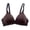 Coffee, variant on Wireless Bra for Women Comfort Plunge T Shirt Bra No Underwire Seamless Push Up Bralette Supportive Everyday Bra