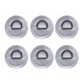 thumbnail image 2 of 2x6 Piezas Almohadilla / Parche De Anillo En D De Acero Inoxidable Para Bote Inflable De PVC Gris Sunnimix Almohadilla de anillo en D para kayak, 2 of 7