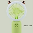 thumbnail image 3 of VONKY Compact Portable Fan With LED Night Light And Strong Wind For Travel And Shopping LED Night Light Ginger, 3 of 6