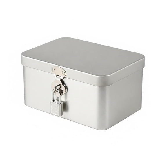 Square Metal Desktop Organizer 5.51 x 2.83 x 2.17 in for Office Supplies and Accessories