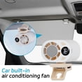 thumbnail image 2 of Portable Handheld Car Clip on Mini Air Conditioner Fan, Rechargeable Personal Fan With 199 Speed Adjustable&Led Display, Summer Small Cooling Fans for Travel/outdoor/office/camping/running, 2 of 8