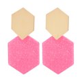 thumbnail image 1 of Jumpingount Pendientes de araña de acrílico, pendientes geométricos de oreja, joyería exagerada multicolor, pendientes para mujer, decoración Ropa, zapatos y accesorios Miscelánea Rosado, 1 of 6