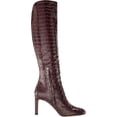 thumbnail image 6 of Sam Edelman Shauna Port Wine Pointed Toe Stiletto Heeled Knee High Fashion Boots (Port Wine, 9), 6 of 6