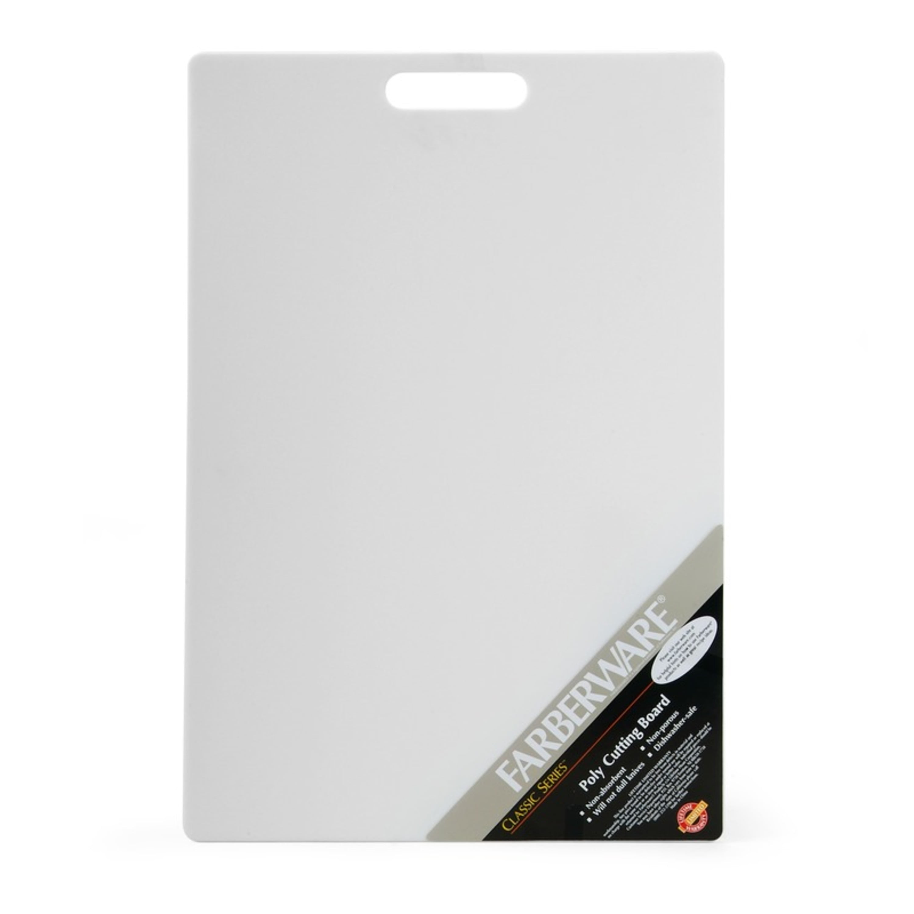 Farberware 12-inch x 18-inch Poly Utility Cutting Board