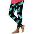 thumbnail image 2 of Karymi Jeans for Women Halloween Print Leggings,Stretch High Waist Yoga Pants Casual Workout Trousers, Basic Pants, 2 of 6