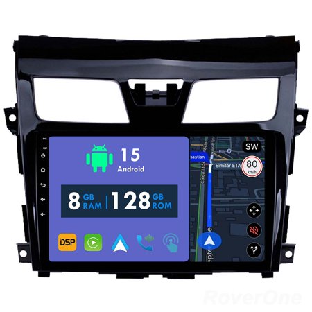 RoverOne 8GB+128GB Car Radio Bluetooth CarPlay GPS Navigation Stereo for Nissan Teana J33 3 2013-2015