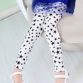 thumbnail image 3 of Spring Summer Kids Girls Printed Leggings Children Milk Silk Stretchy Footless Leggings Ankle Length, 3 of 4