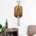 thumbnail image 2 of LCXmlly Easy To Hats Hat Hanger Easy Installation Elegant Bohemian Style Handwoven Rope Hat Hanging Rack for Home Room, 2 of 8